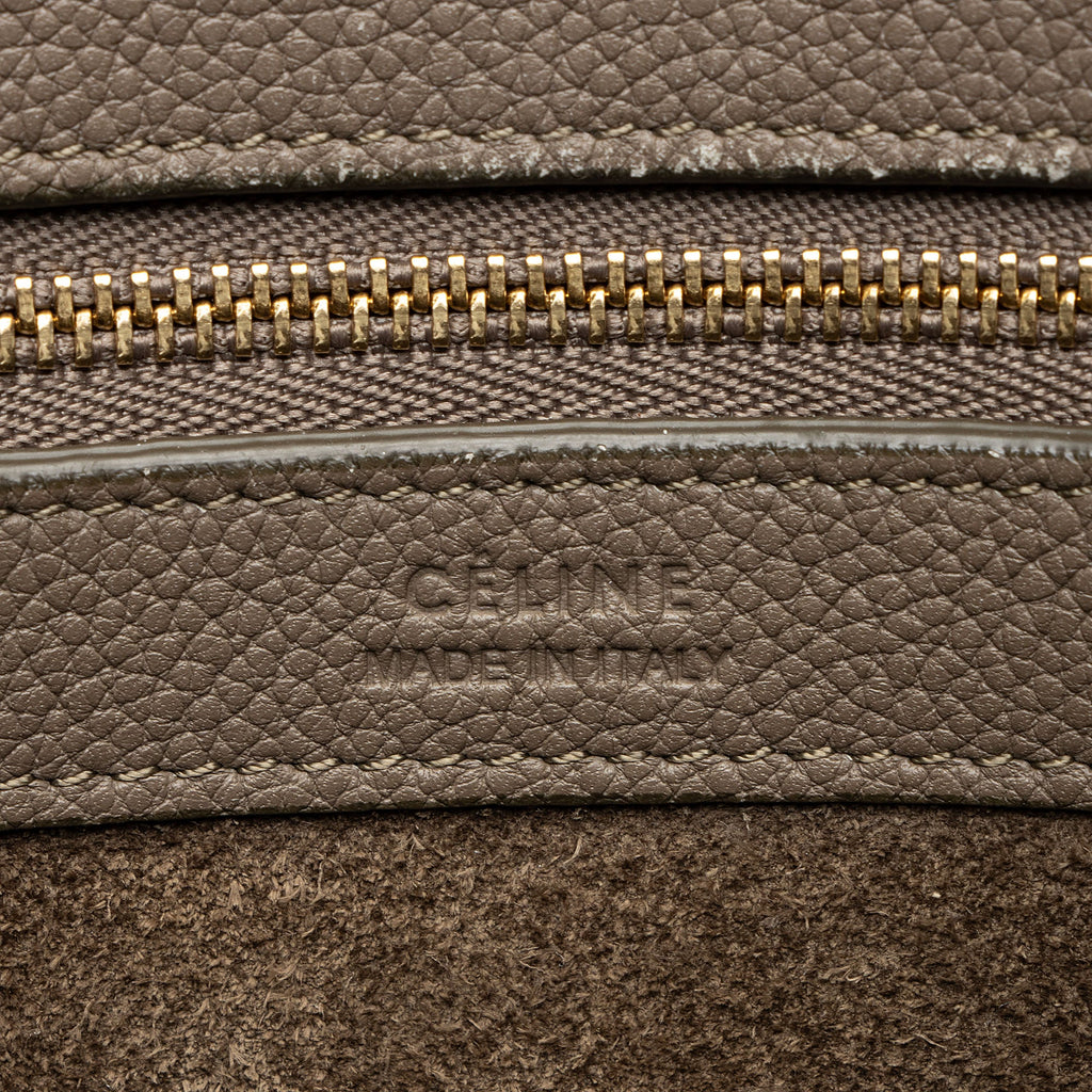 Celine Leather Cabas Phantom Medium Tote