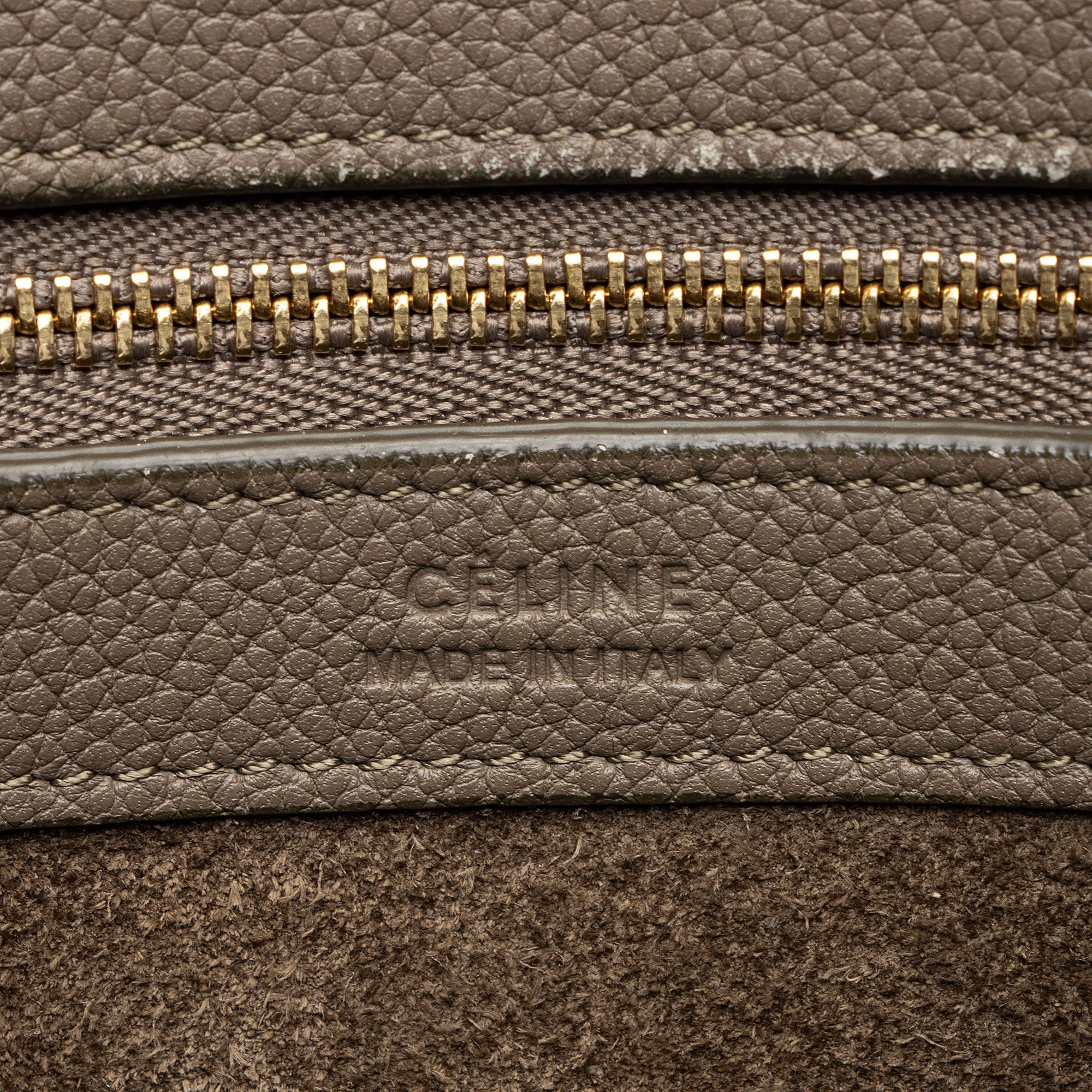 Celine Leather Cabas Phantom Medium Tote
