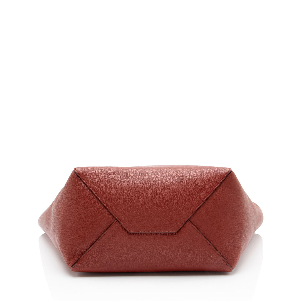 Celine Leather Cabas Phantom Medium Tote