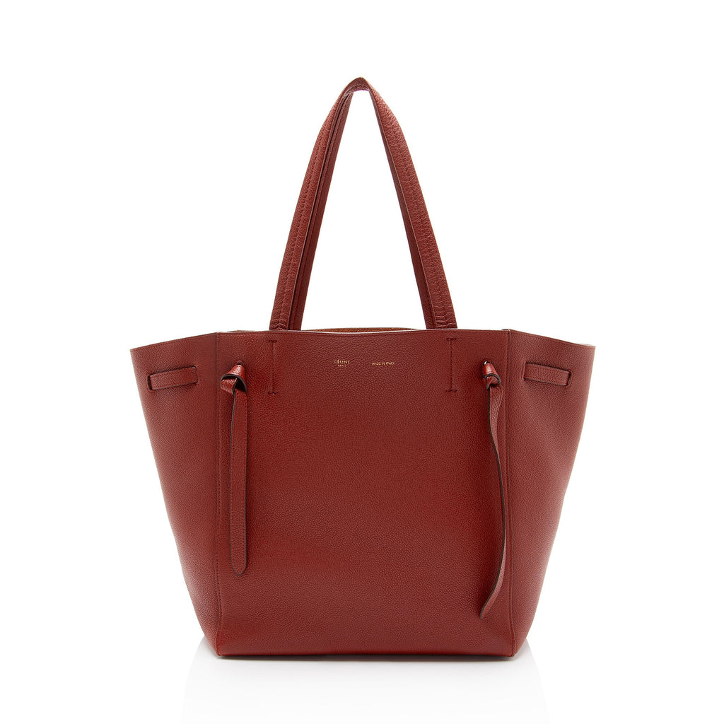 Celine Leather Cabas Phantom Medium Tote