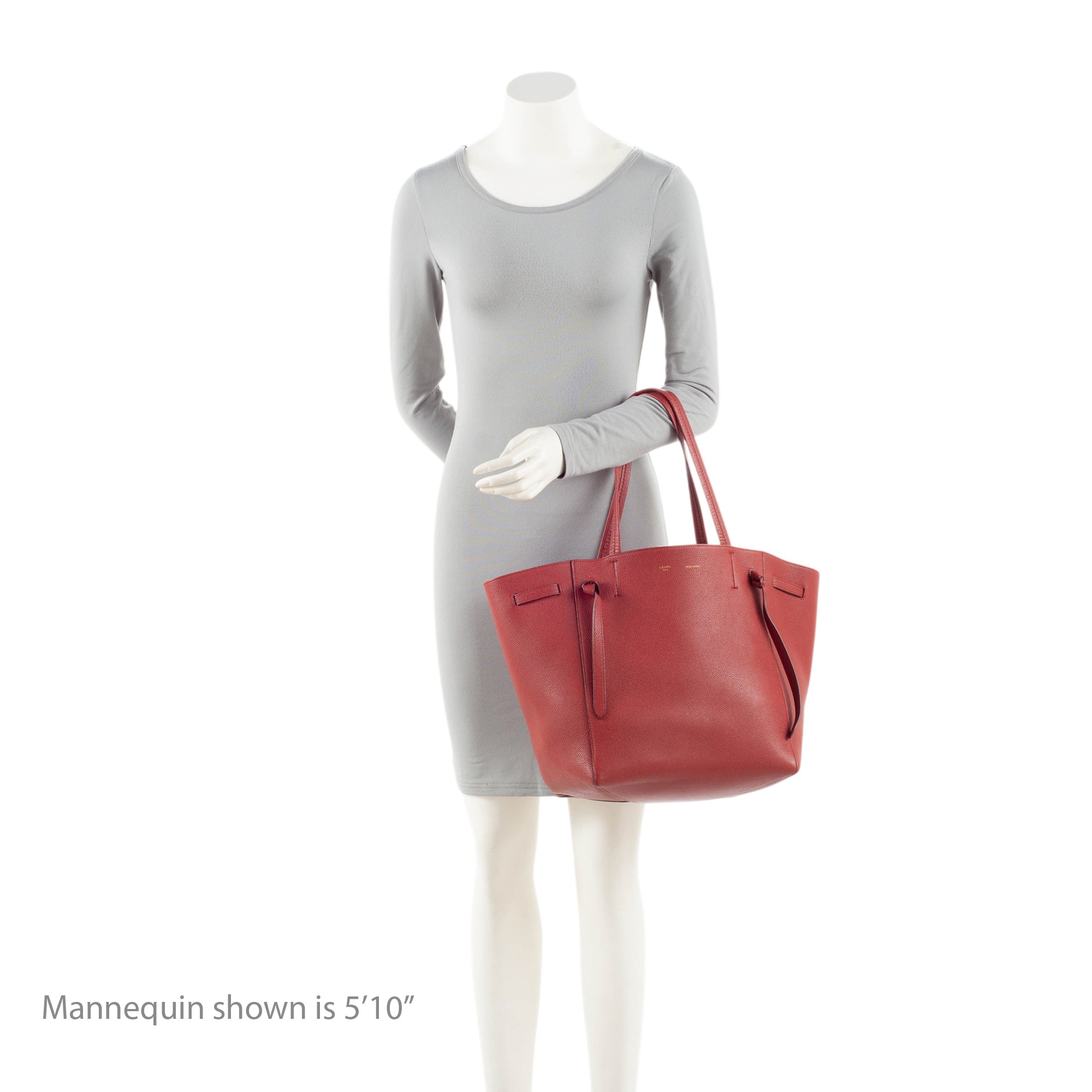 Celine Leather Cabas Phantom Medium Tote