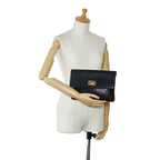 Celine Leather Clutch (SHG-9BXLOM)