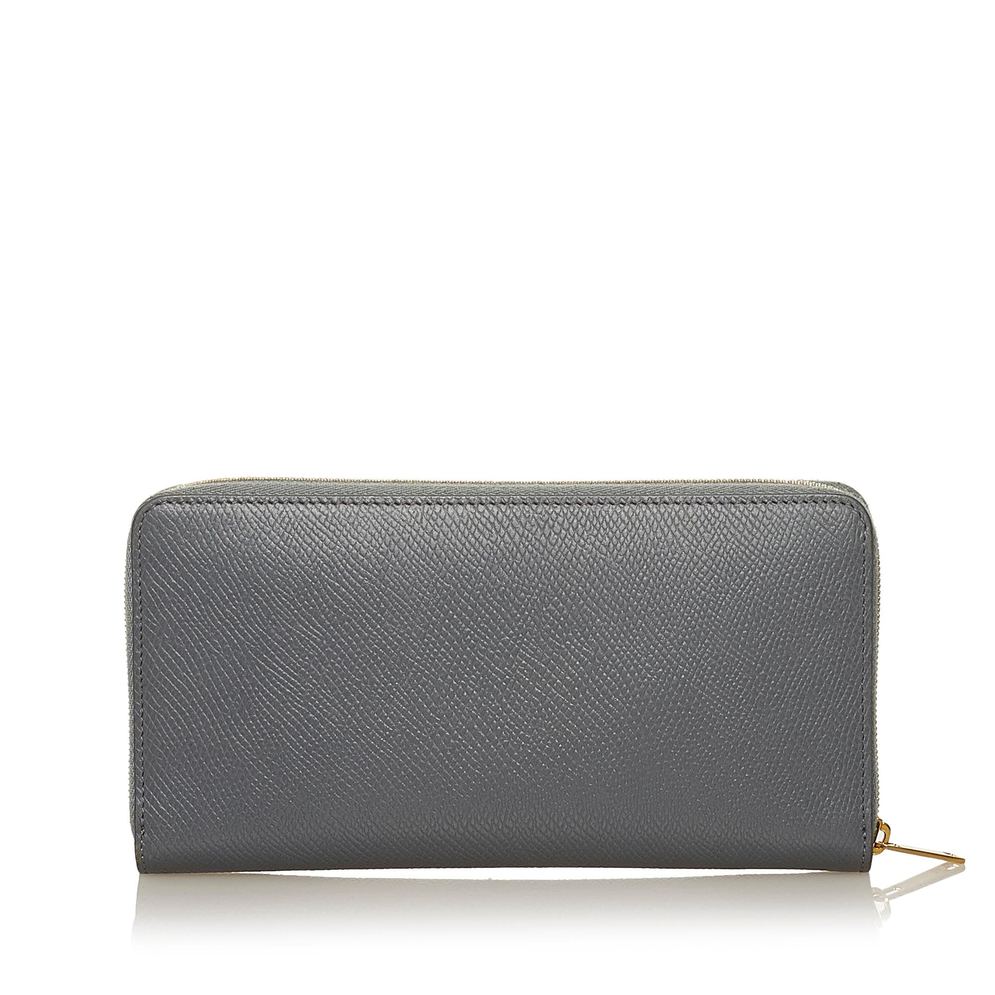 Celine Leather Continental Wallet (SHG-35191)