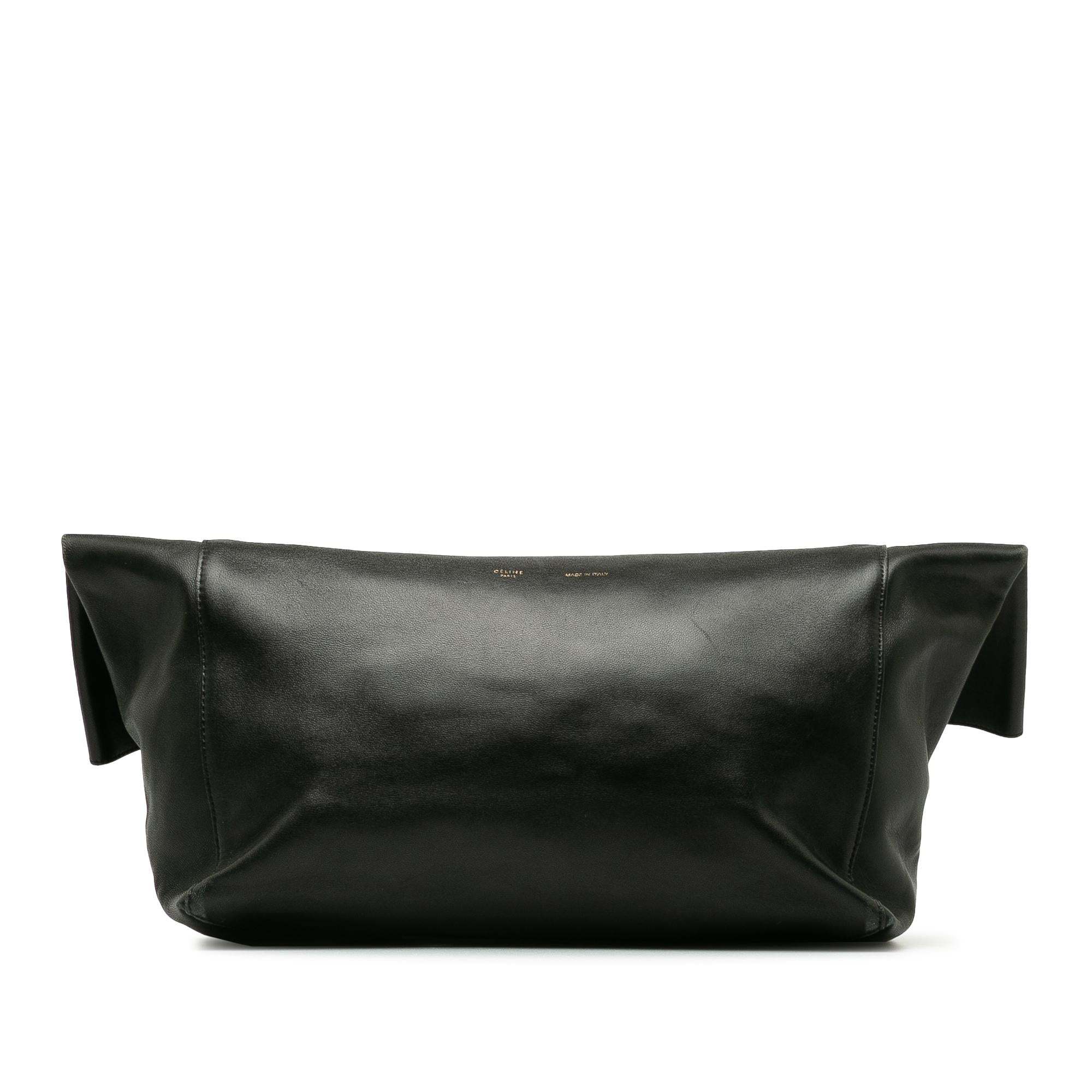 Celine Leather Foldover Clutch (SHG-lQsUOR)