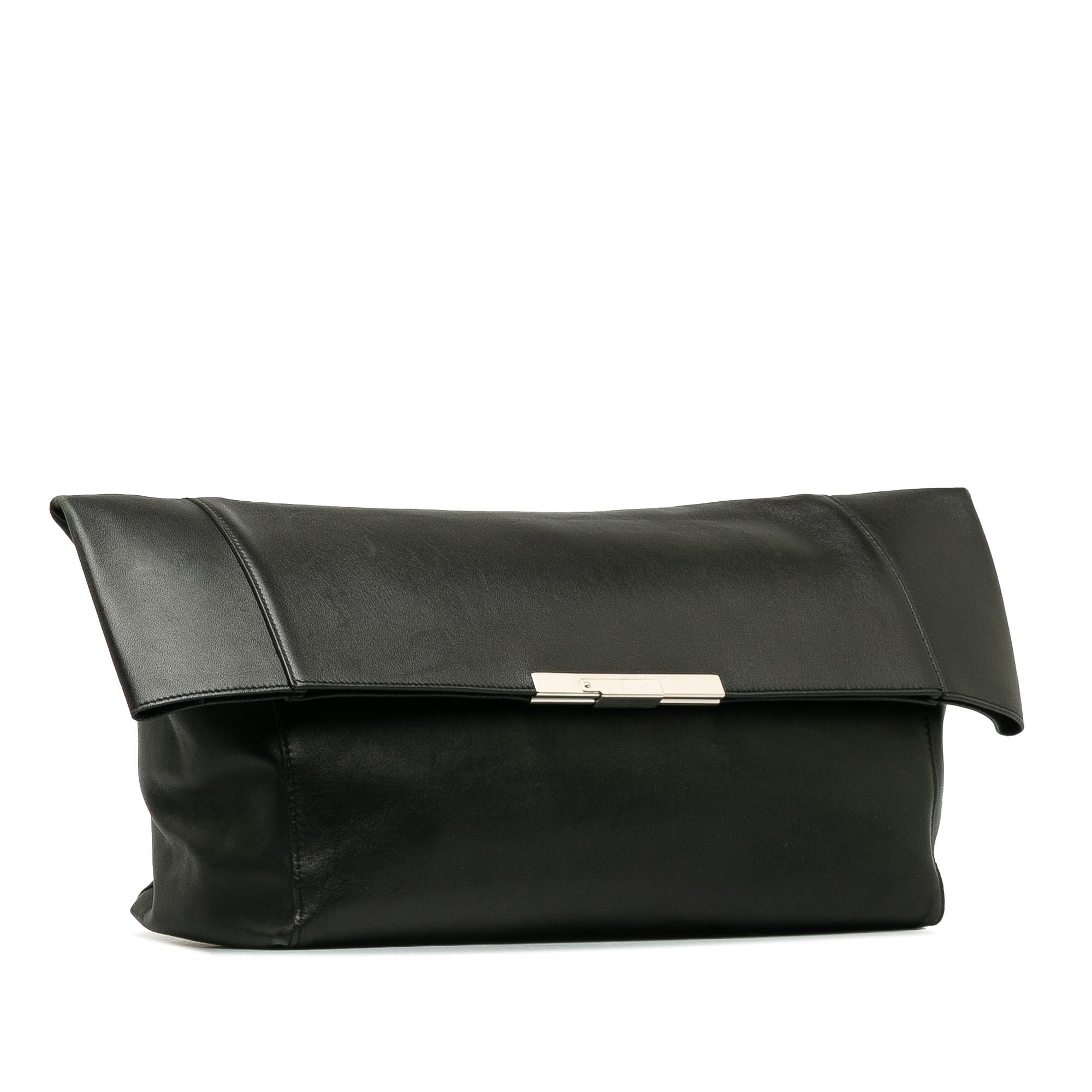 Celine Leather Foldover Clutch (SHG-lQsUOR)