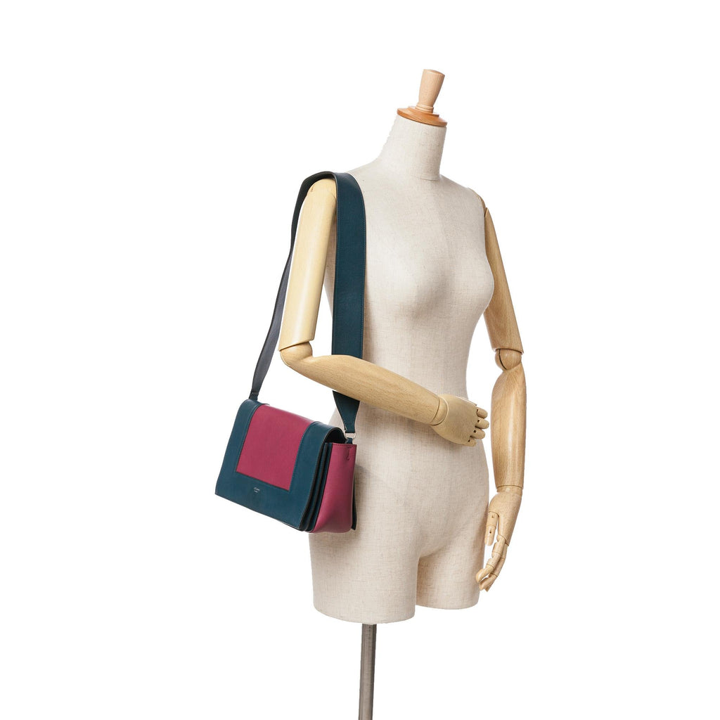 Celine Leather Frame Shoulder Bag
