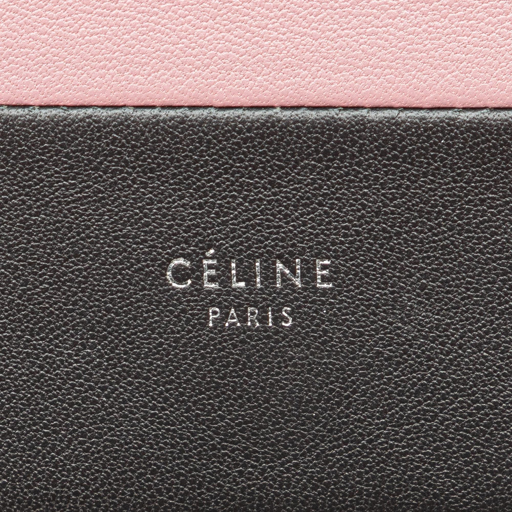 Celine Leather Frame Wallet on Chain