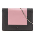 Celine Leather Frame Wallet on Chain