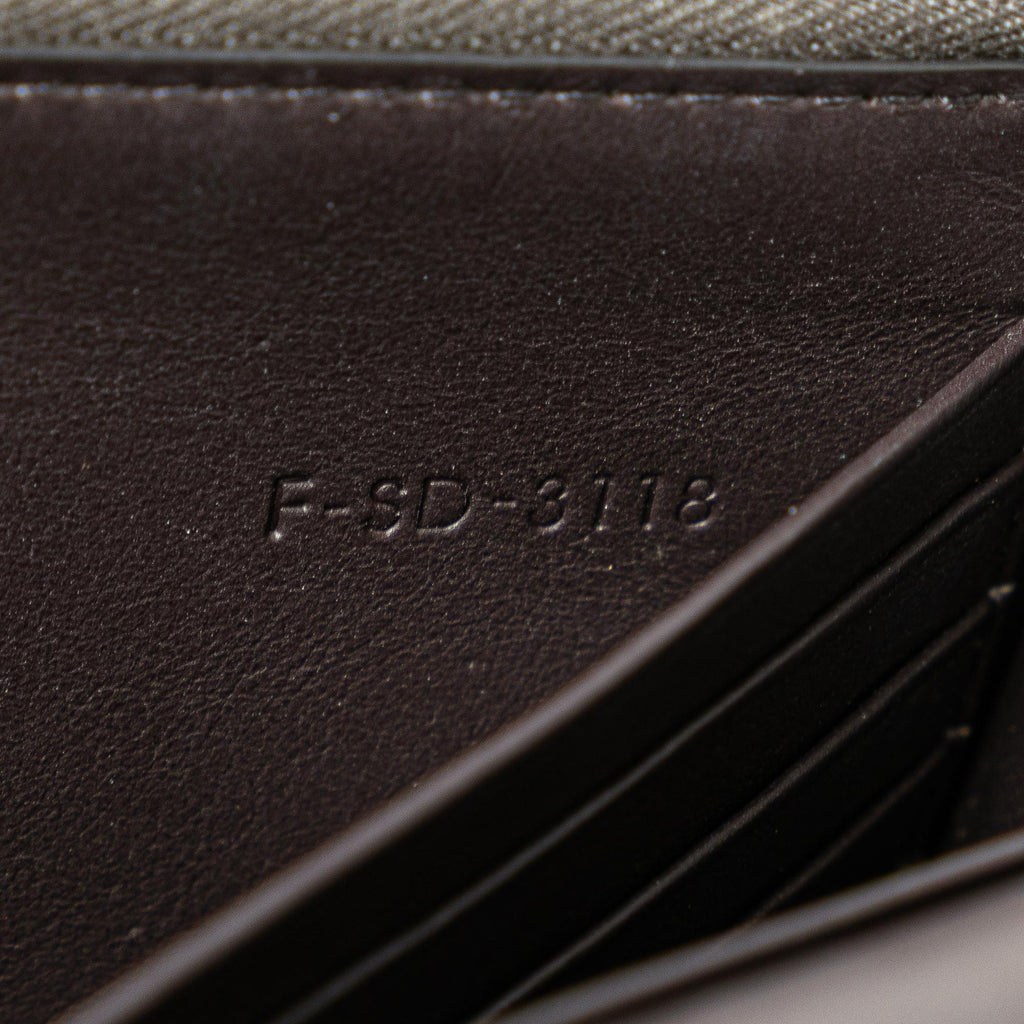 Celine Leather Frame Wallet on Chain