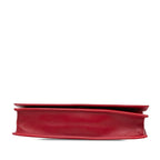 Celine Leather Frame Wallet on Chain