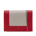 Celine Leather Frame Wallet on Chain