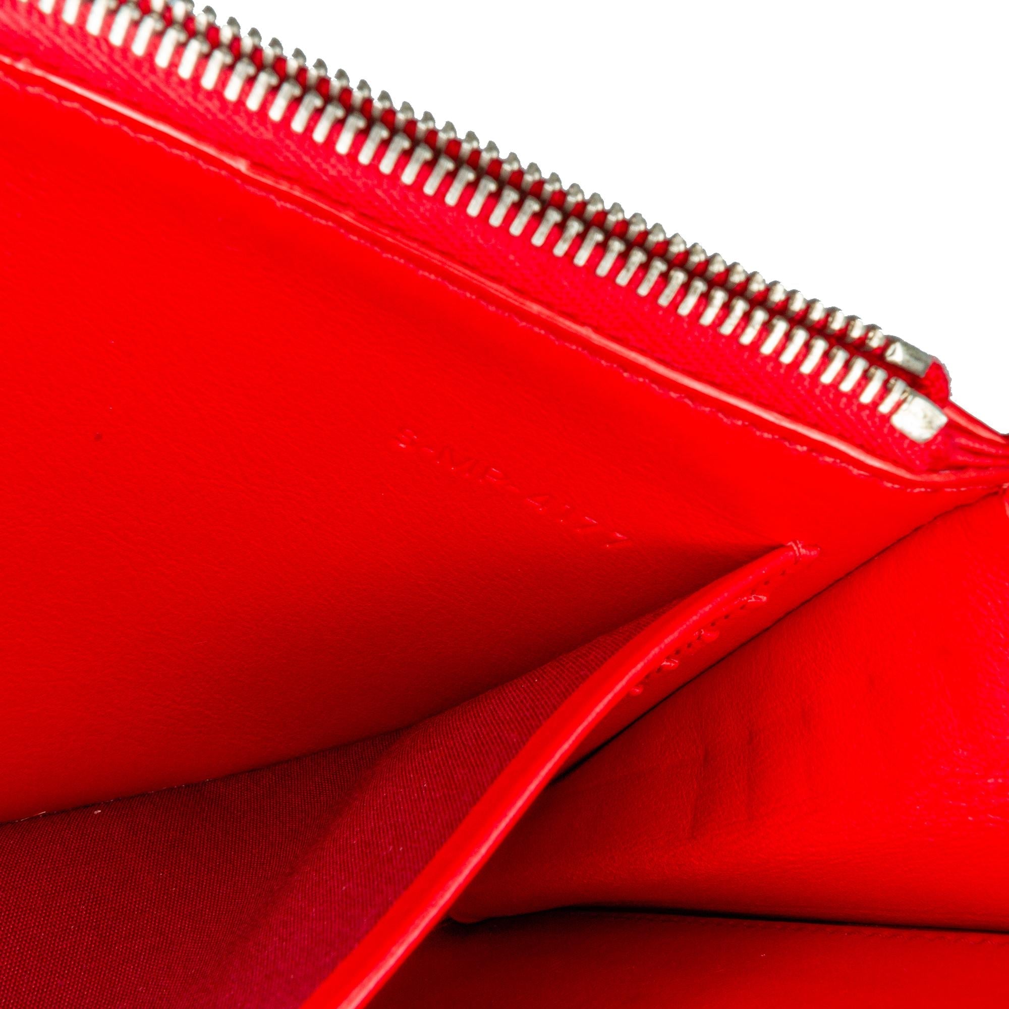 Celine Leather Frame Wallet on Chain