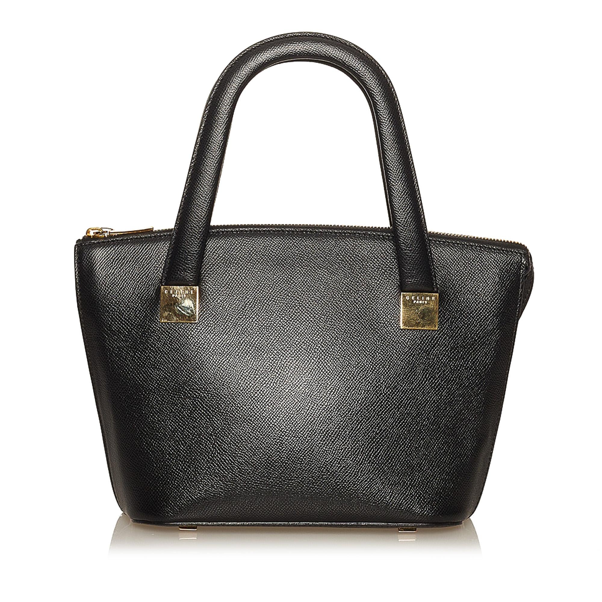 Celine Leather Handbag (SHG-29522)