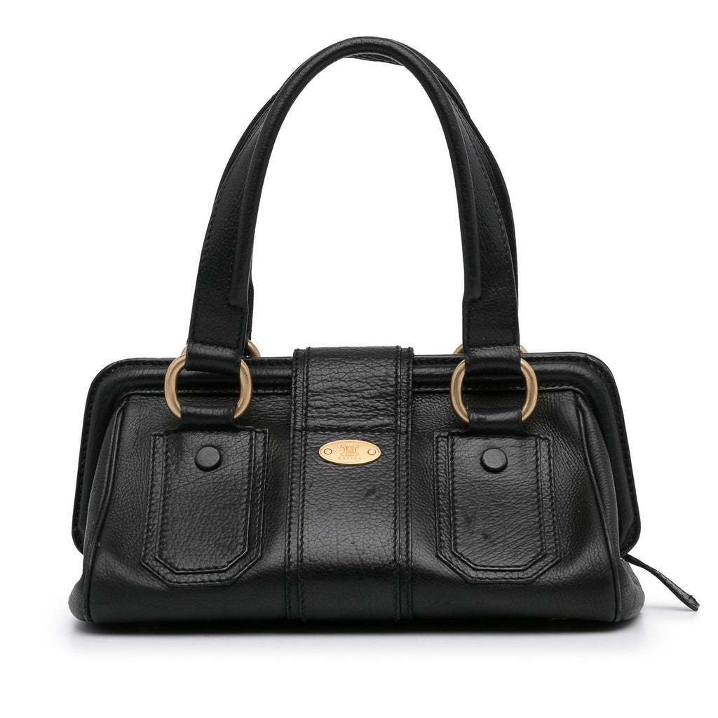 Celine Leather Handbag (SHG-vNTuaf)