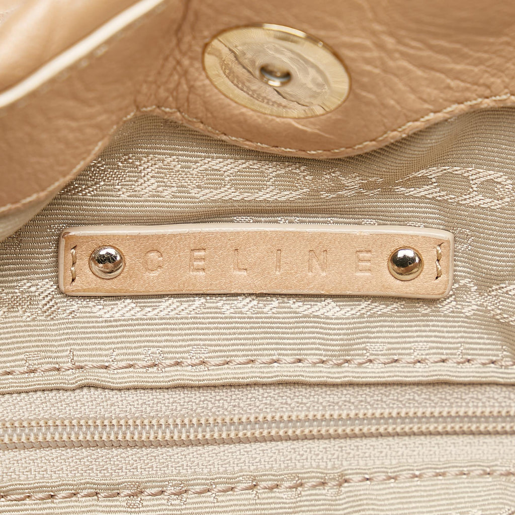 Celine Leather Satchel (SHG-29320)