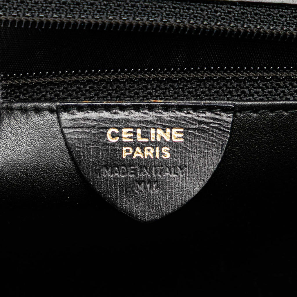Celine Leather Top Handle Bag