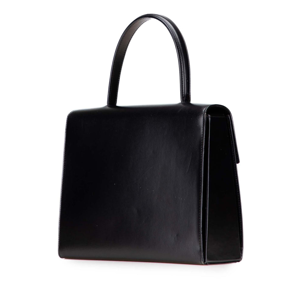 Celine Leather Top Handle Bag