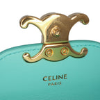 Celine Leather Triomphe AirPods Case with Strap