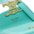 Celine Leather Triomphe AirPods Case with Strap