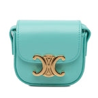 Celine Leather Triomphe AirPods Case with Strap
