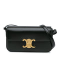 Celine Leather Triomphe Claude Shoulder Bag (SHG-JC7SHw)