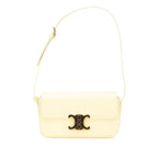 Celine Leather Triomphe Claude Shoulder Bag