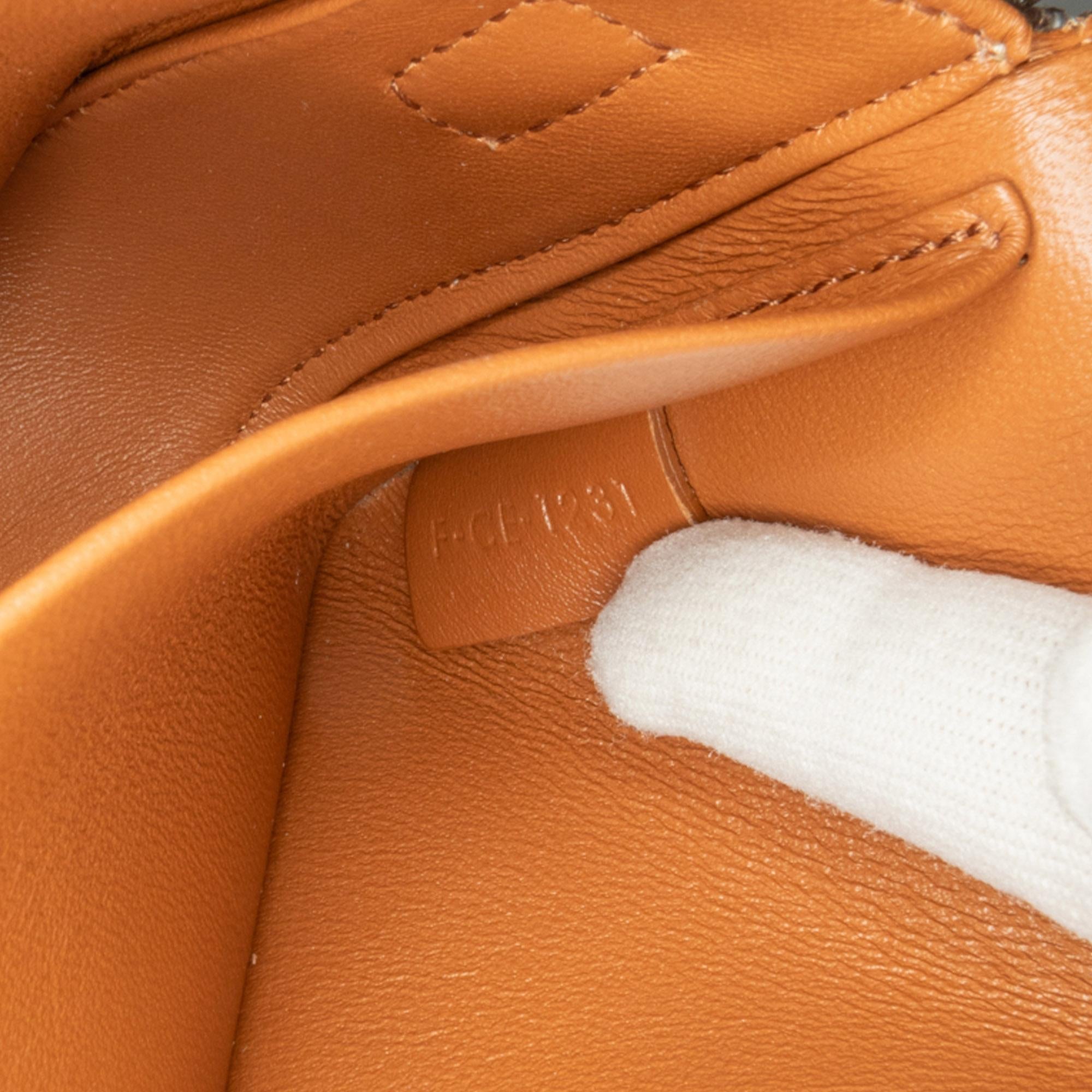 Celine Leather Triomphe Claude Shoulder Bag
