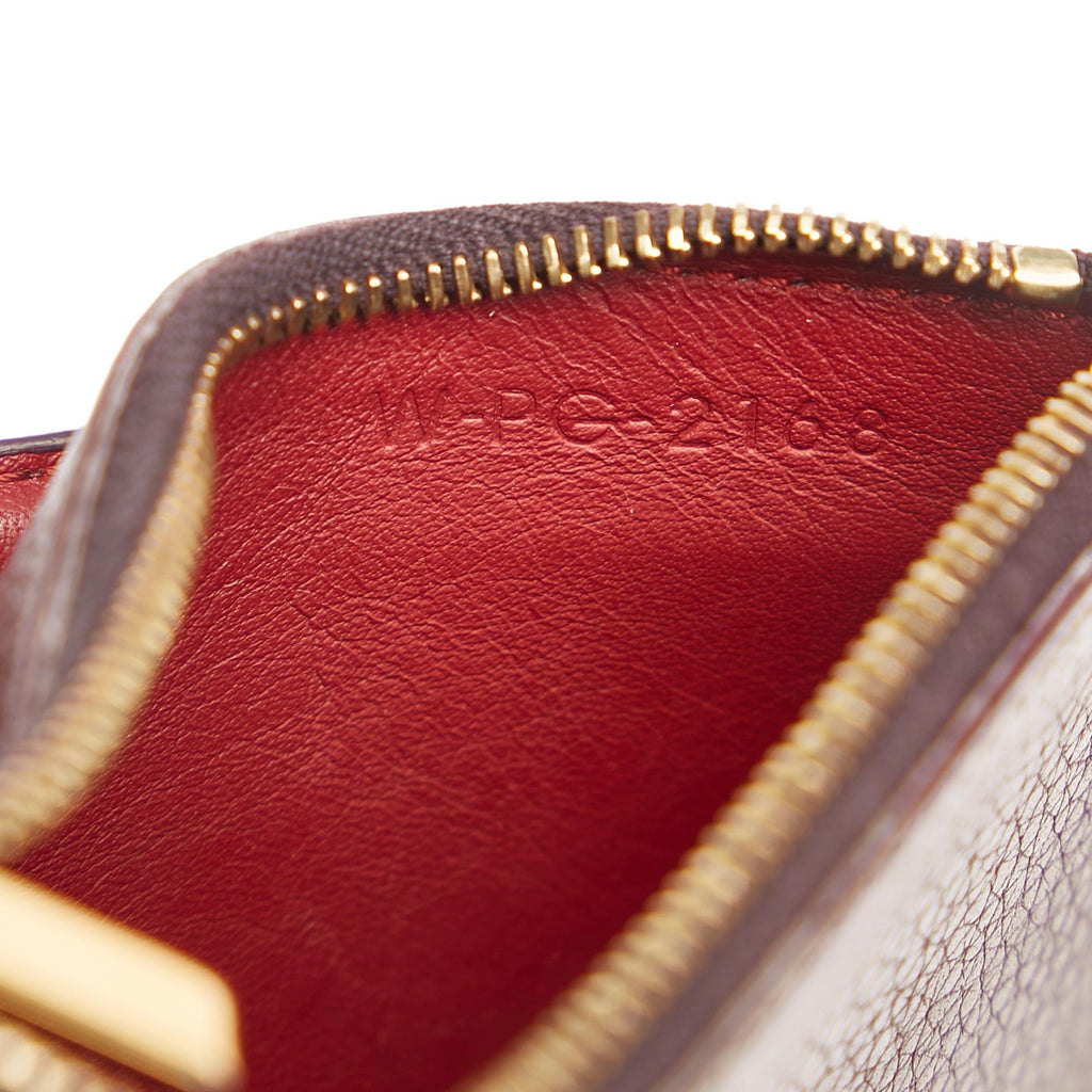 Celine Leather Zip Card Holder (SHG-34891)
