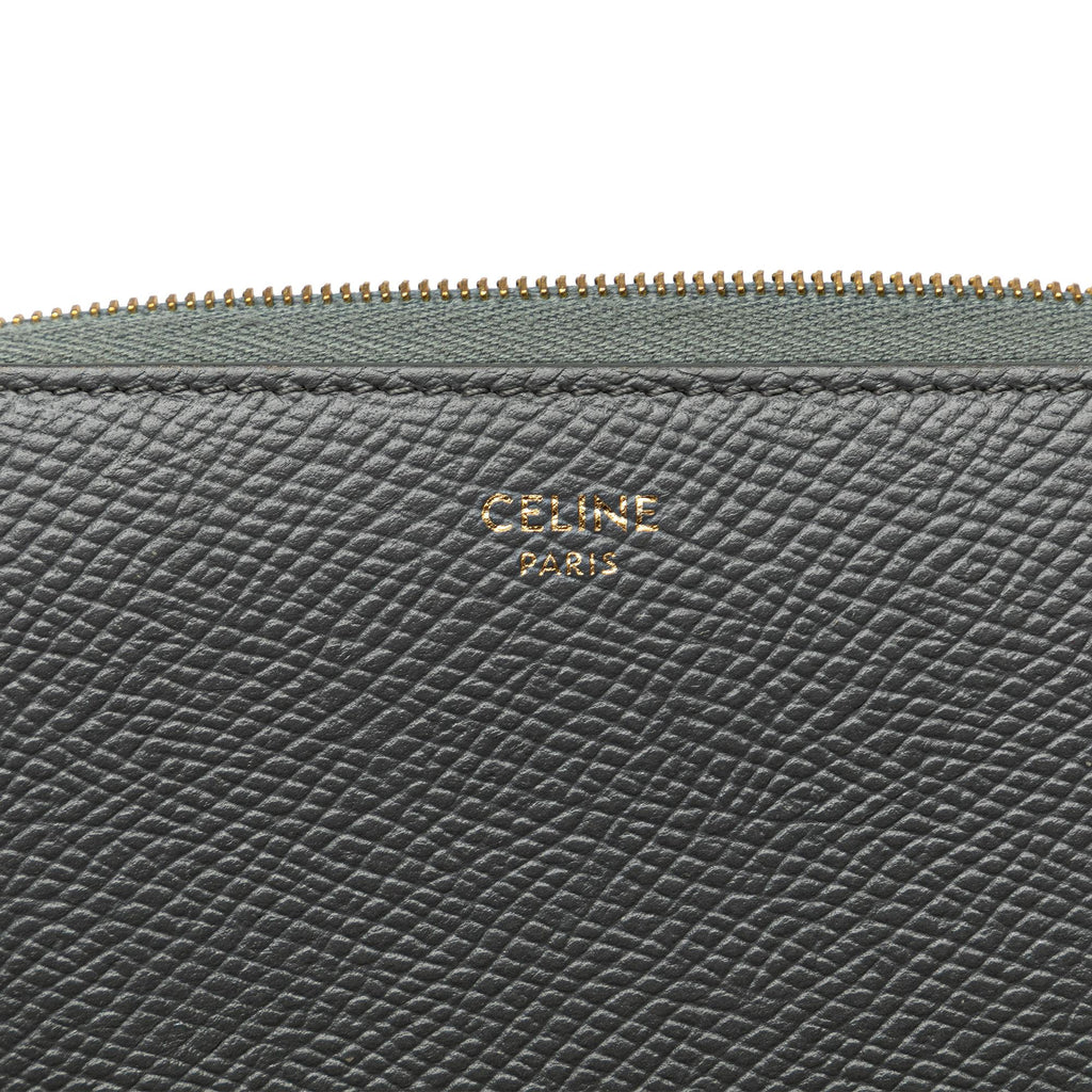 Celine Leather Zip Wallet (SHG-F4bgYg)