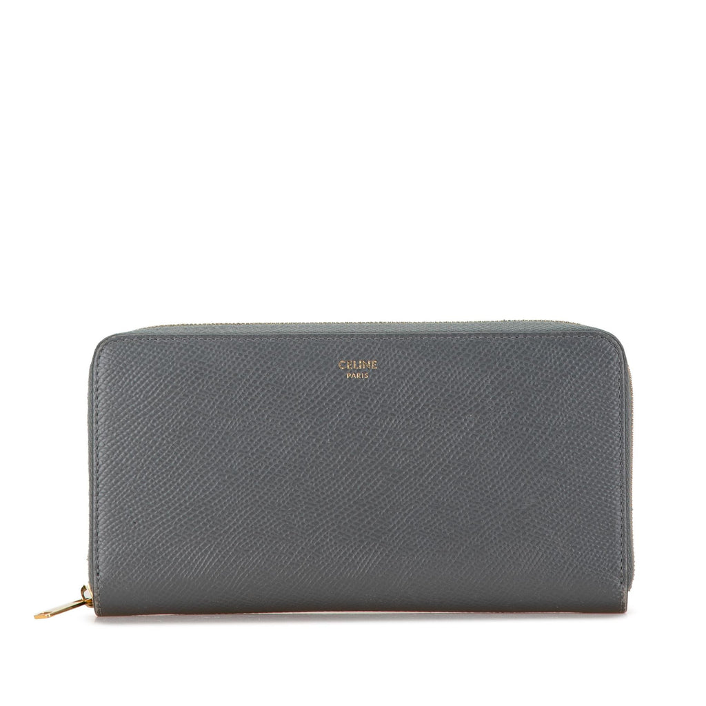 Celine Leather Zip Wallet (SHG-F4bgYg)