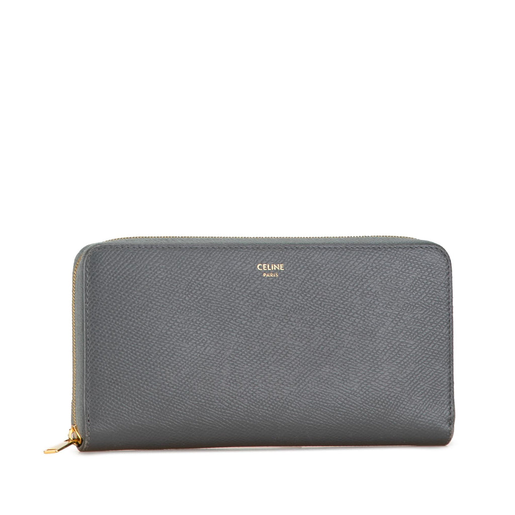 Celine Leather Zip Wallet (SHG-F4bgYg)