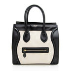 Celine Linen Calfskin Mini Luggage Tote (SHF-19341)