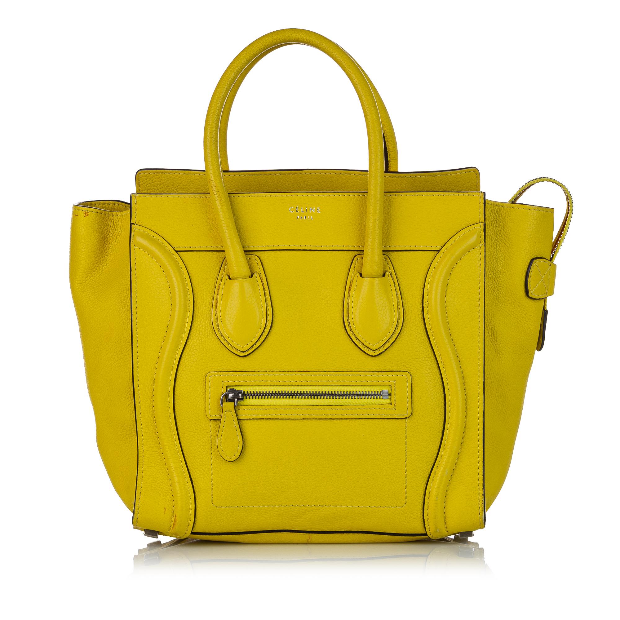 Celine Luggage Leather Handbag (SHG-25905)