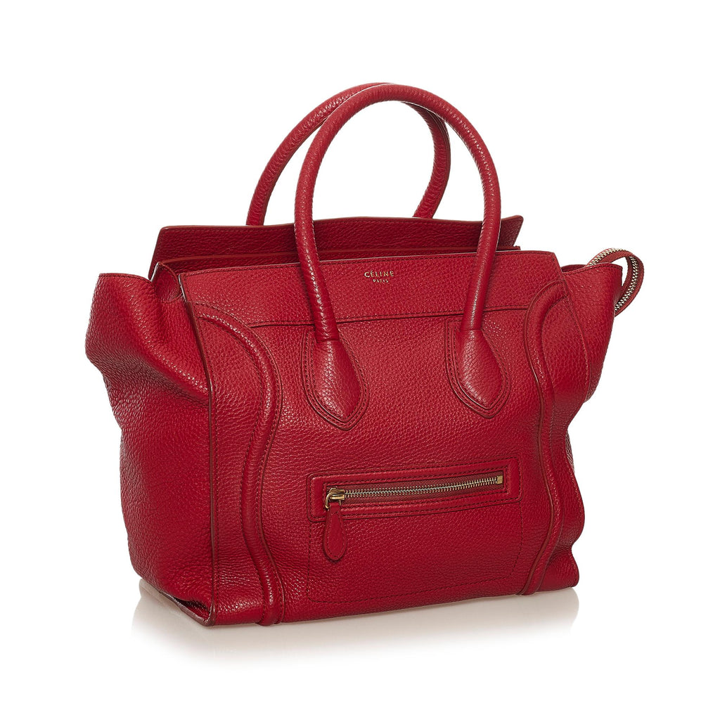Celine Luggage Leather Tote Bag (SHG-34201)
