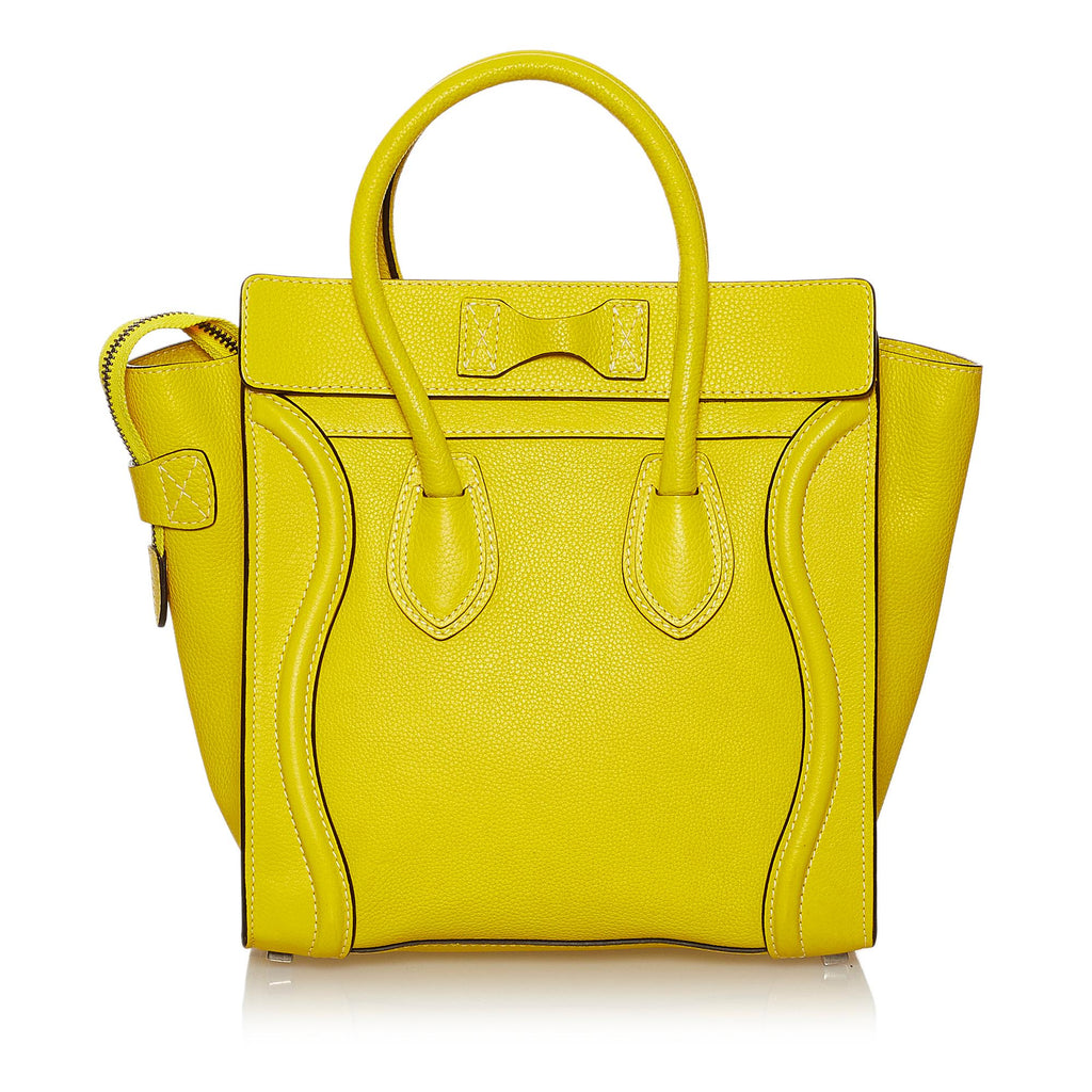 Celine Luggage Tote Leather Handbag (SHG-28506)