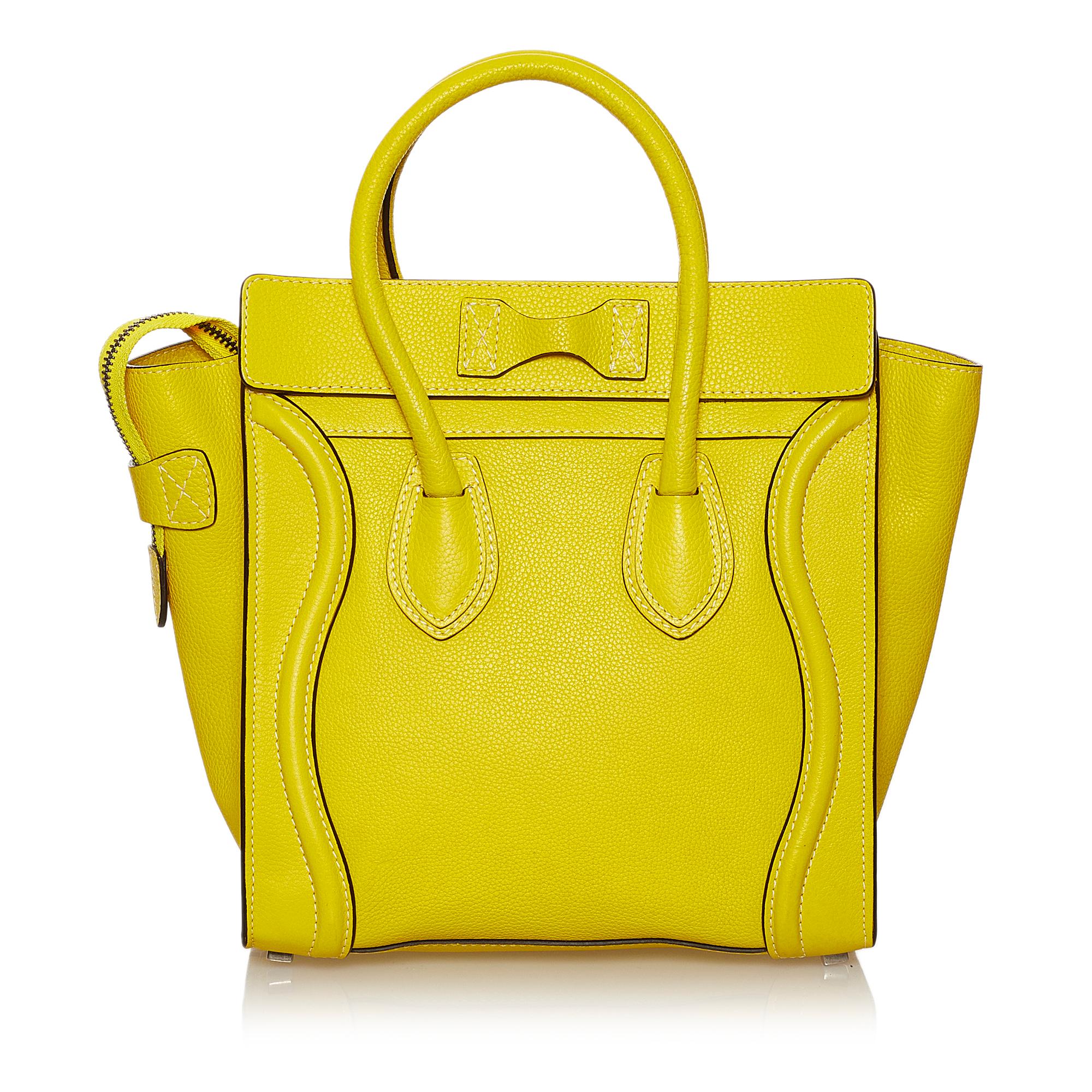 Celine Luggage Tote Leather Handbag (SHG-28506)