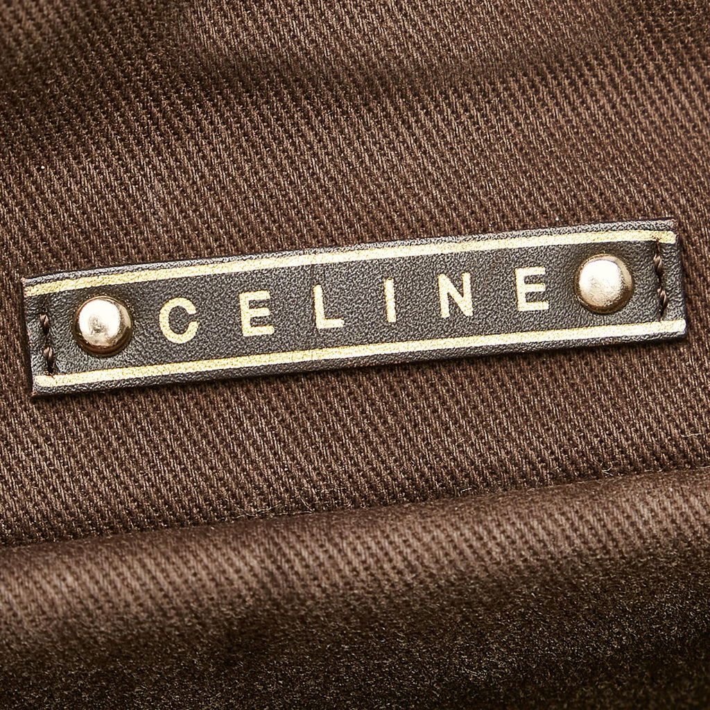 Celine Macadam Bittersweet Canvas Handbag (SHG-25264)