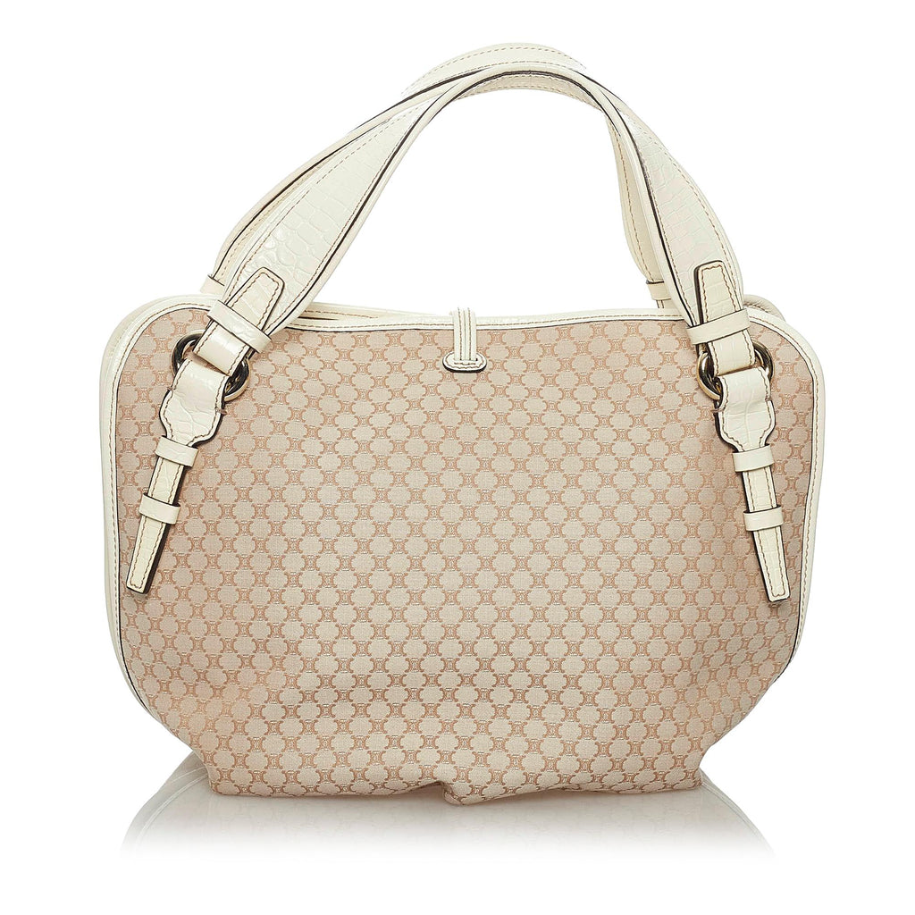 Celine Macadam Bittersweet Canvas Shoulder Bag (SHG-28644)