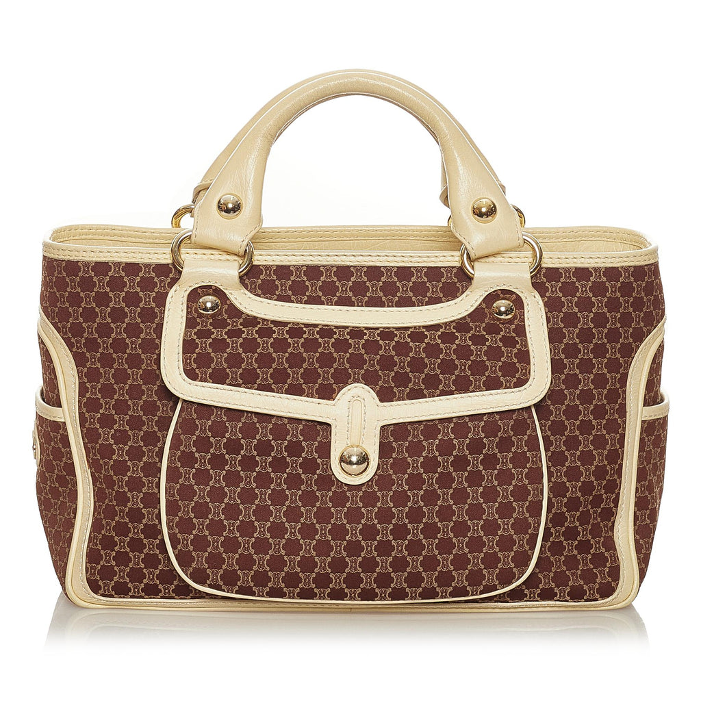 Celine Macadam Boogie Canvas Handbag (SHG-36208)