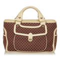 Celine Macadam Boogie Canvas Handbag (SHG-36208)