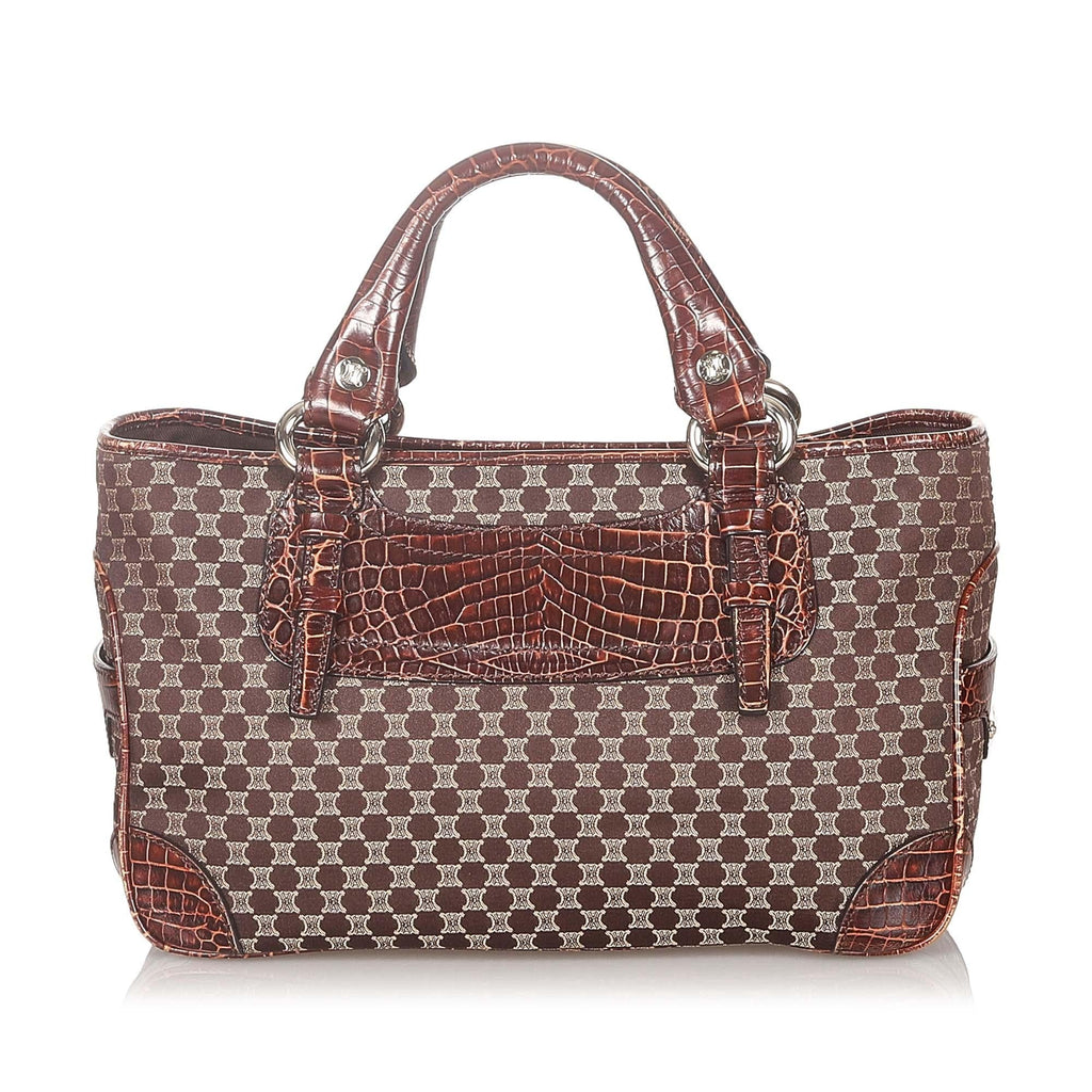 Celine Macadam Boogie Canvas Handbag (SHG-36209)