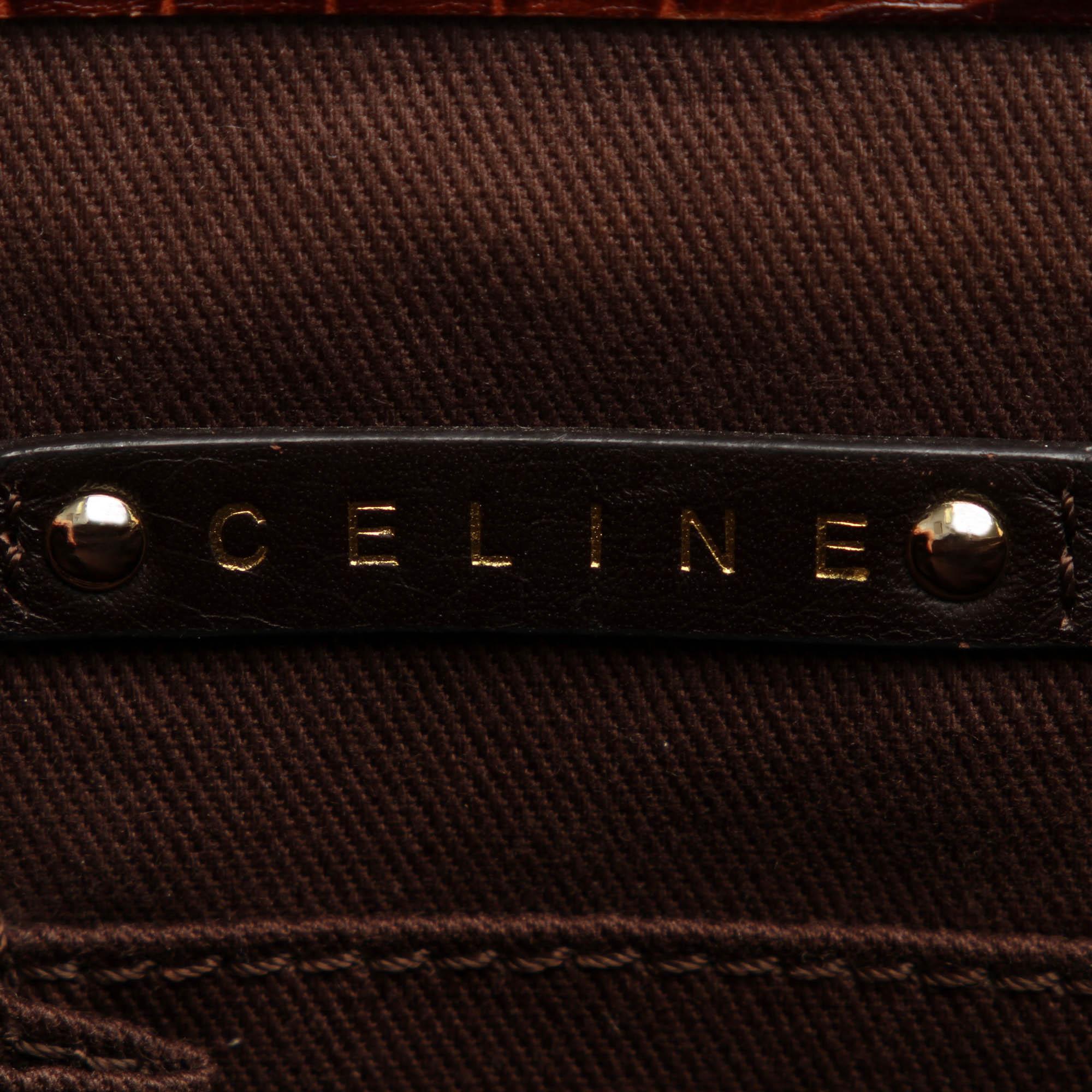 Celine Macadam Boogie Canvas Handbag (SHG-36209)