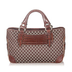 Celine Macadam Boogie Canvas Handbag (SHG-36209)