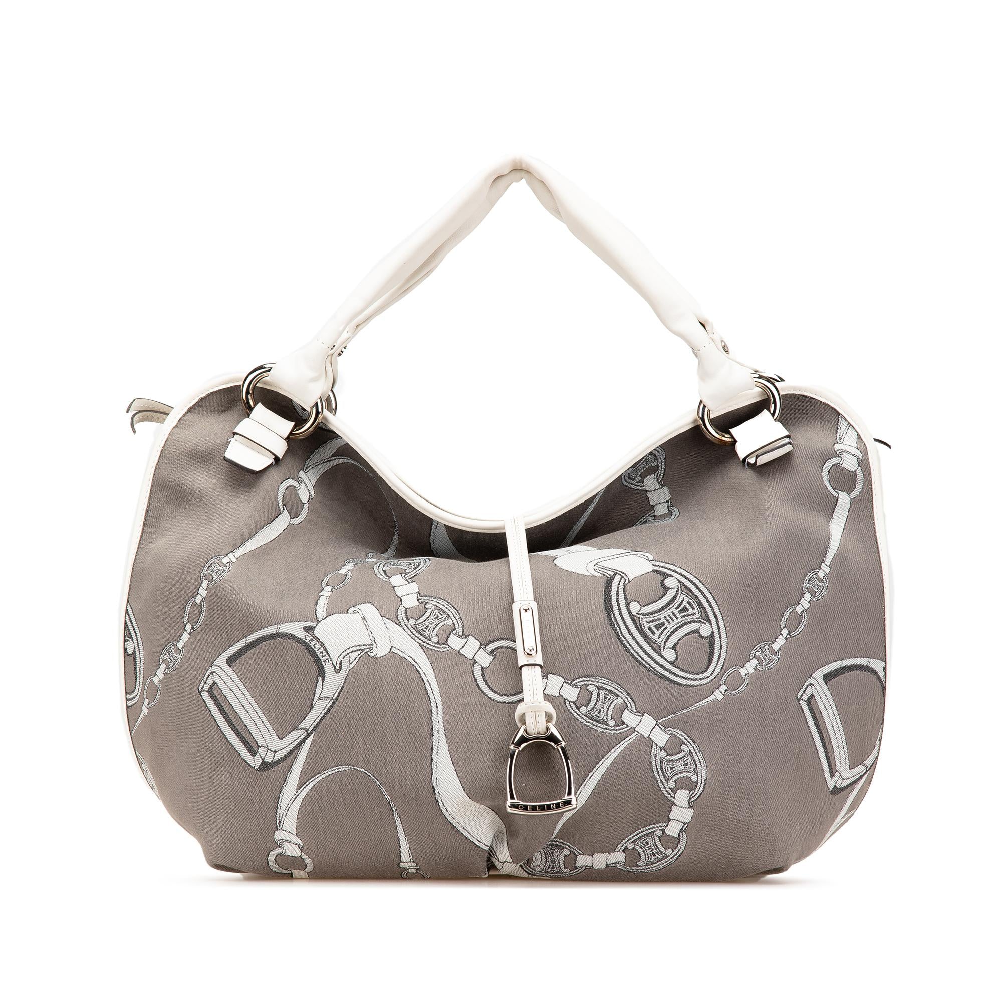 Celine Macadam Canvas Bittersweet Hobo