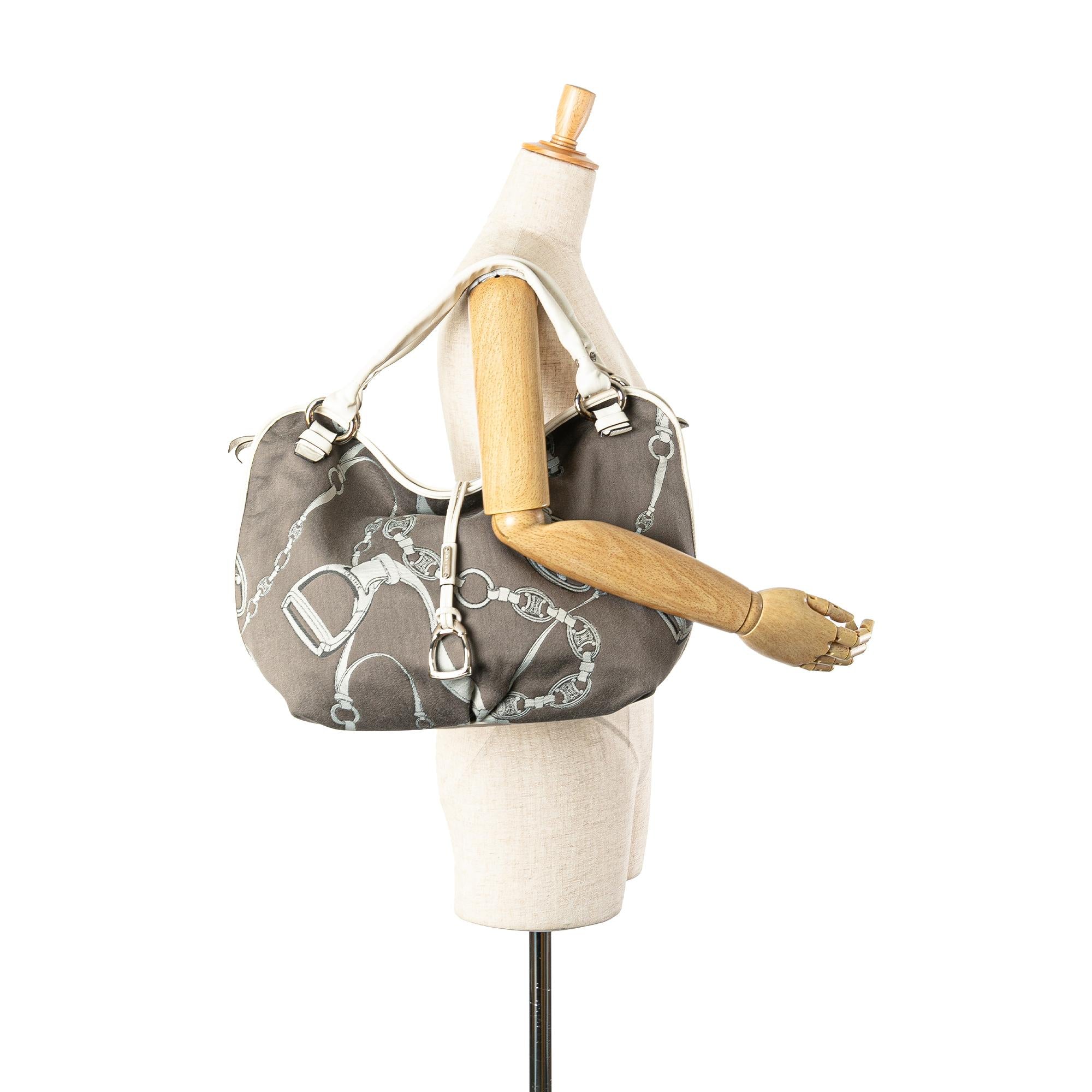 Celine Macadam Canvas Bittersweet Hobo