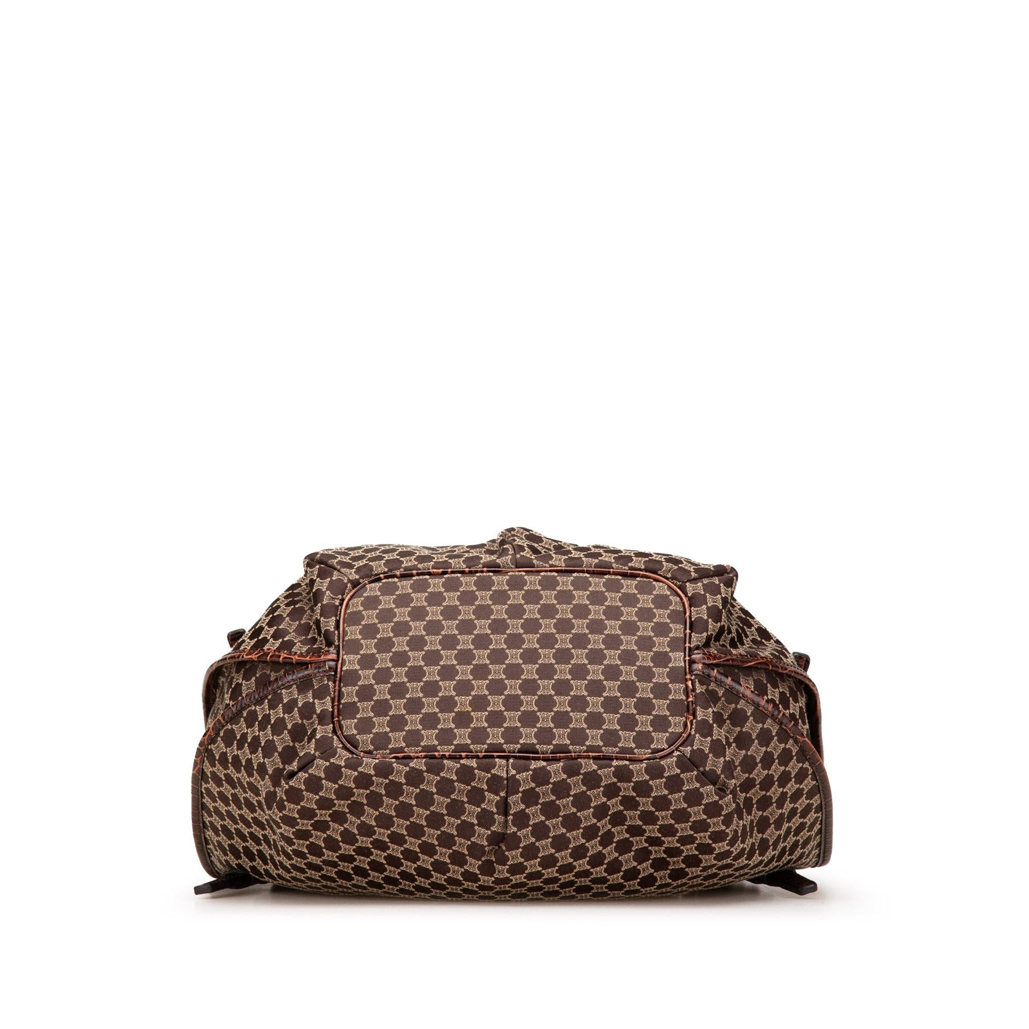 Celine Macadam Canvas Bittersweet Hobo