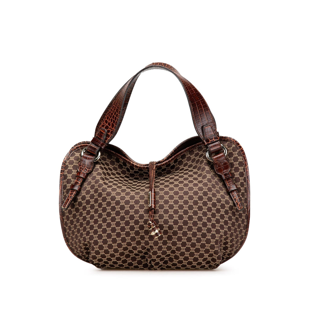 Celine Macadam Canvas Bittersweet Hobo
