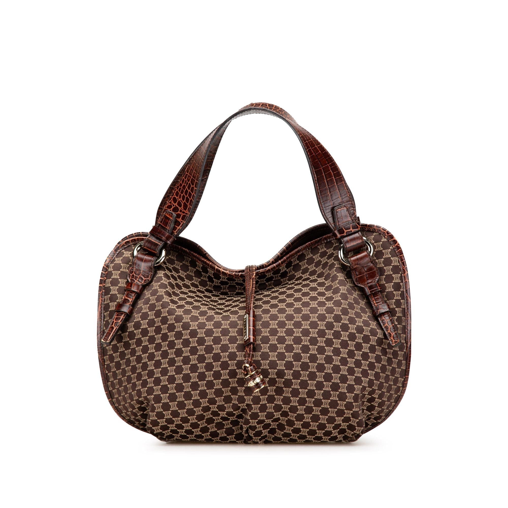 Celine Macadam Canvas Bittersweet Hobo