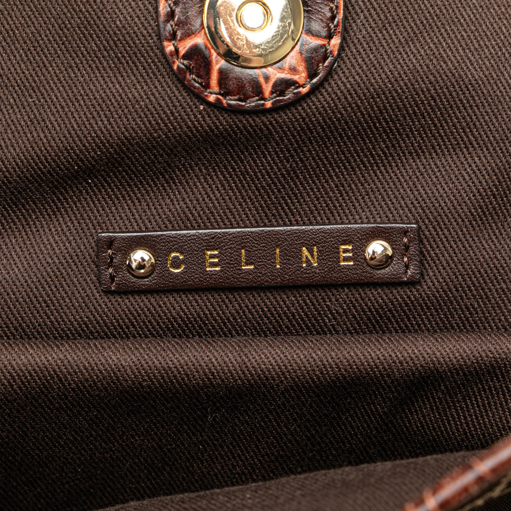 Celine Macadam Canvas Bittersweet Hobo