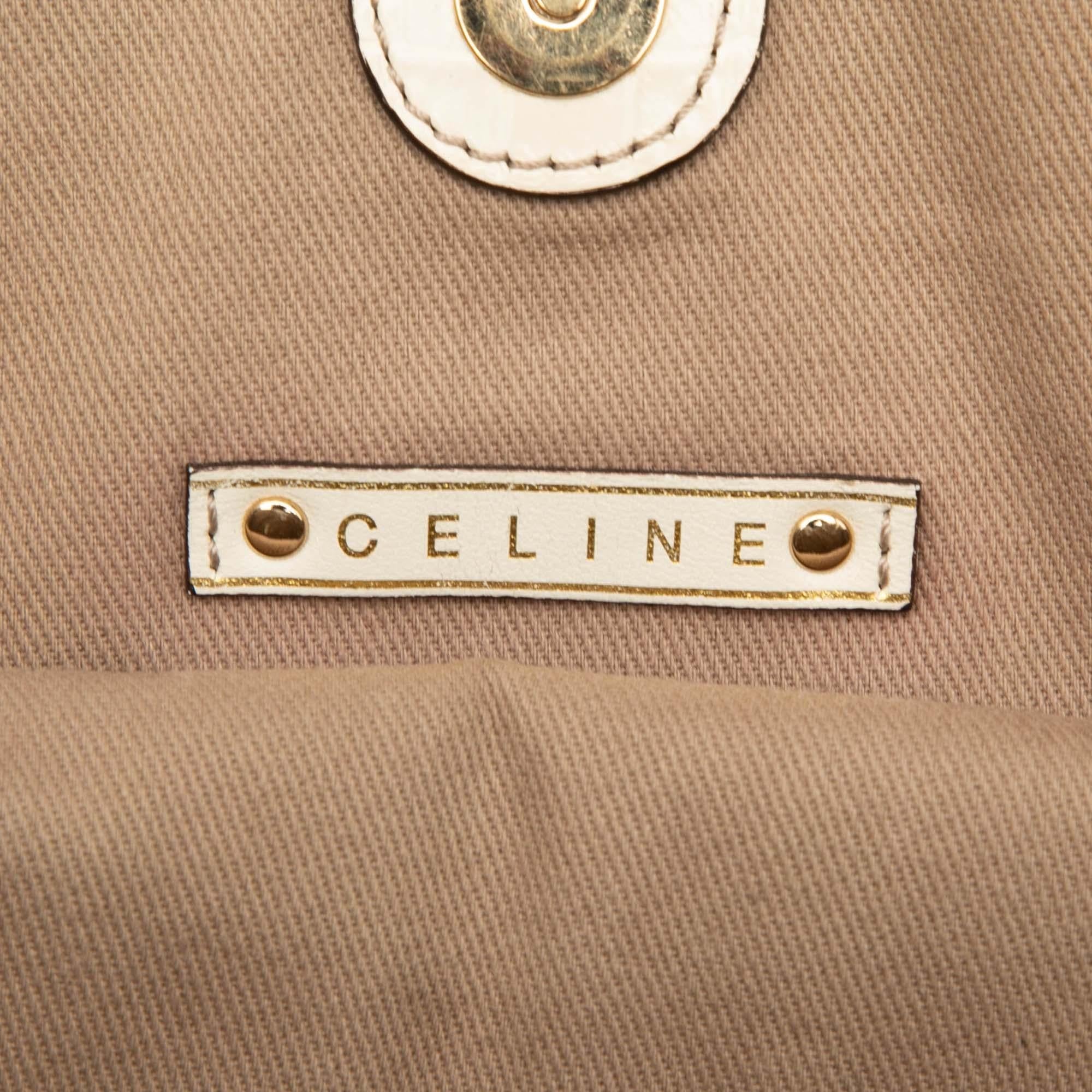 Celine Macadam Canvas Bittersweet Hobo